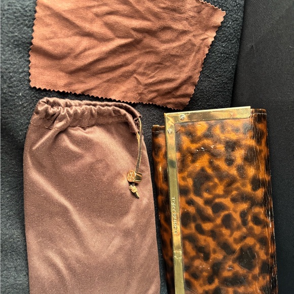 Aunthentic Tory Burch round Blue and grey shades frames only - Picture 10 of 15